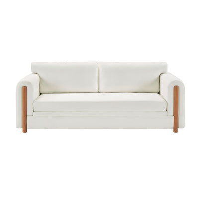 Modern 3 Seater Upholstered Couch Sofa For Living Room