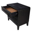 3 Drawer Nightstand With USB - Black