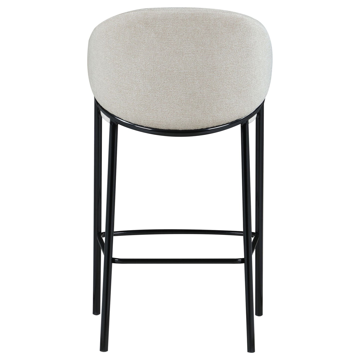 Sloped Arm Bar Stools (Set of 2) - Beige