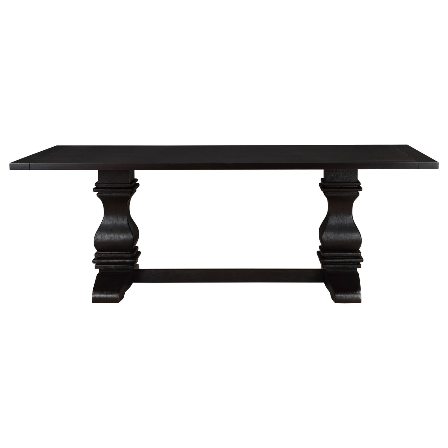 Villeneuve - Rectangular Double Pedestal Dining Table - Rustic
