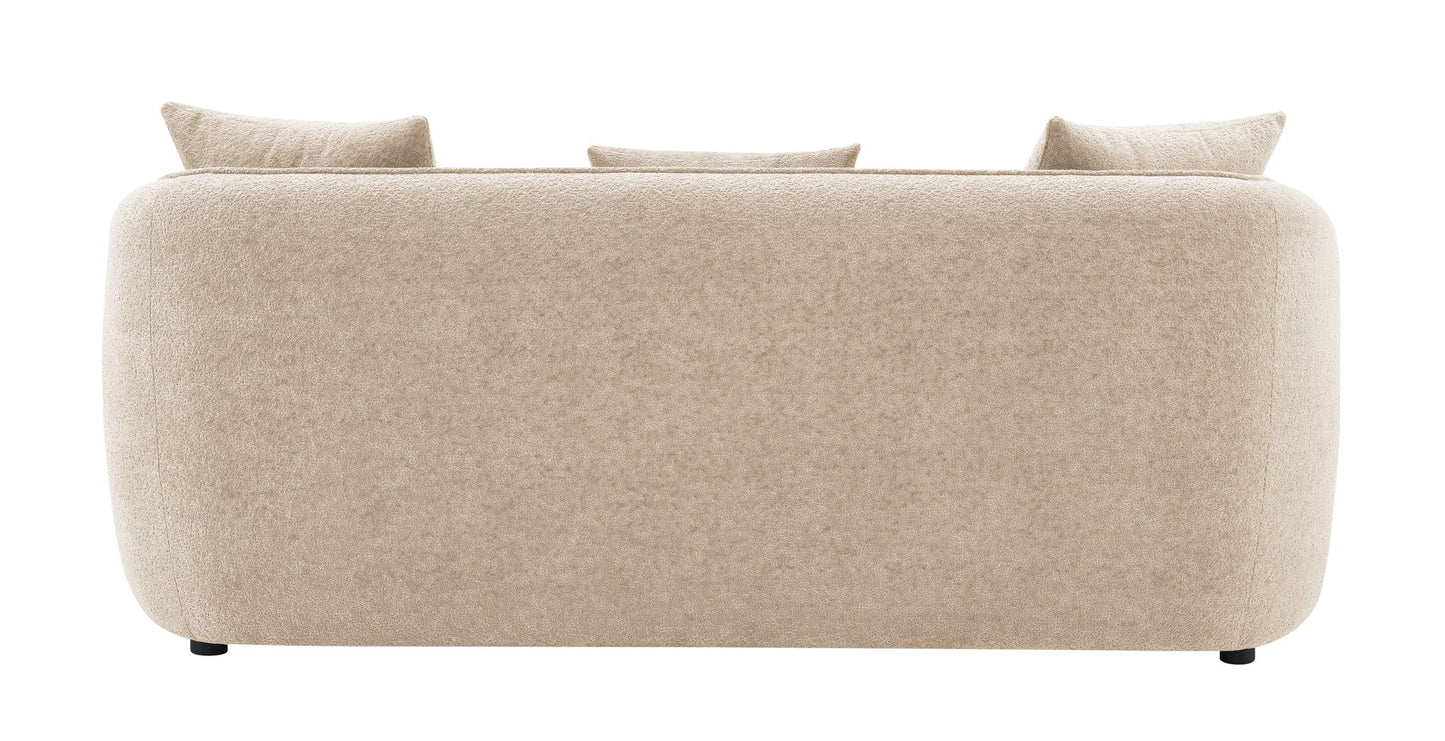 Keith - Sofa With 3 Matching Color Toss Pillows