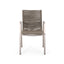 Outdoor Modern Aluminum Dining Chair Set With Rope Sea (Set of 2)