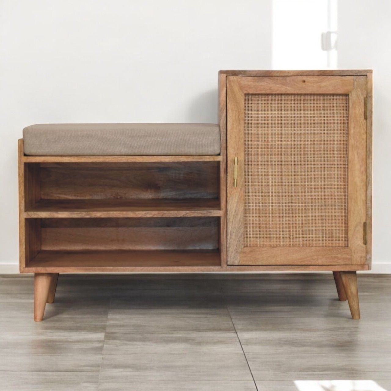 Larissa - 2 Slot Bench Unit - Beige
