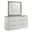 Jazz - LED Mirror With Touch Sensor Switch (Dresser Not Included) - White