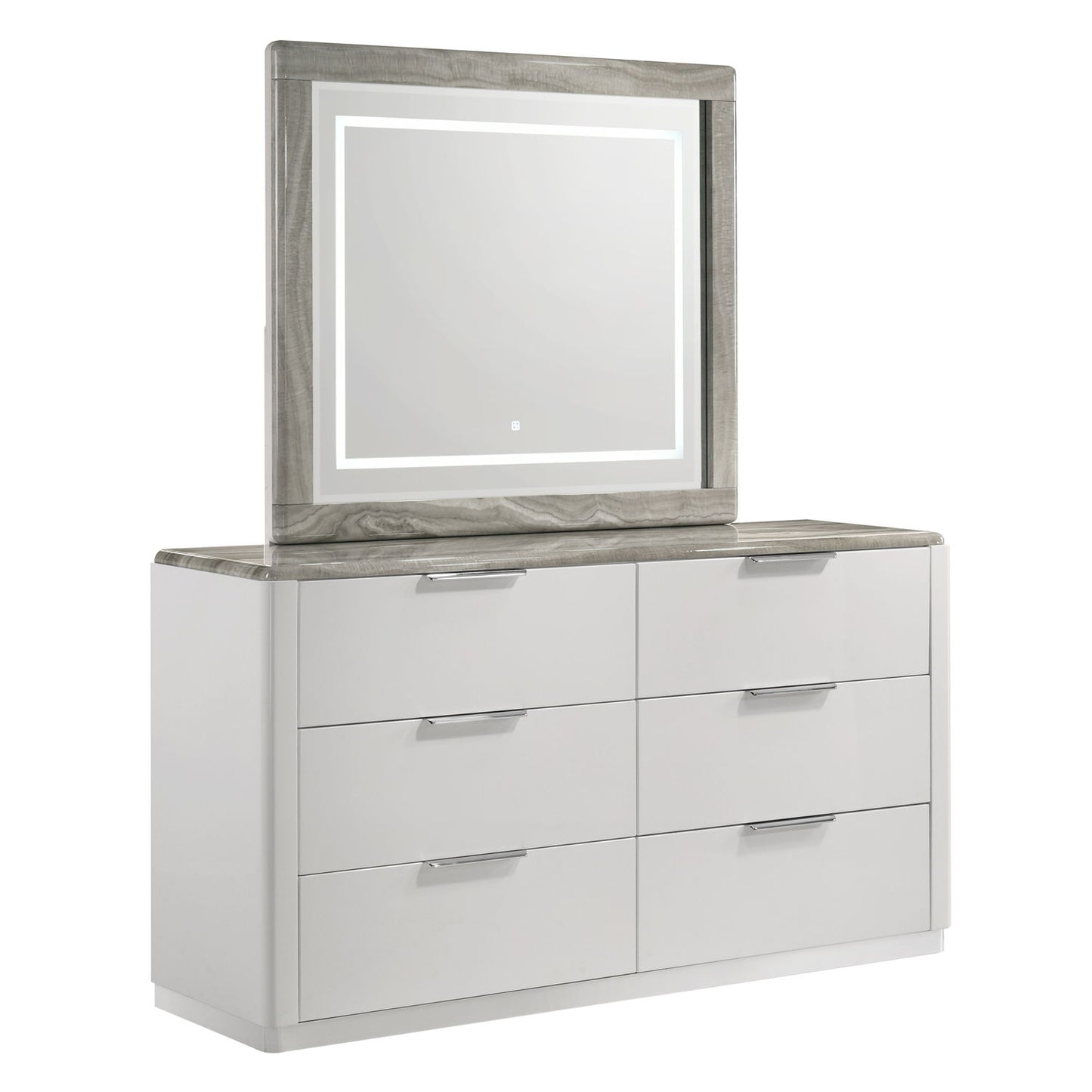 Jazz - 6 Drawer Dresser (Mirror Not Included) - White