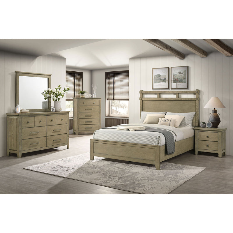 Pelton - 6 Drawer Dresser - Oak