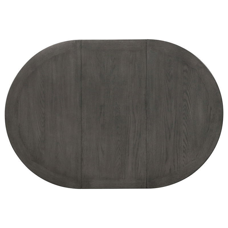Ingall - 5 Piece Set With Storage Table And Upholstered Chairs - Medium Gray
