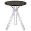 Edgerton - Round Height Bistro Bar Table - Dark Oak