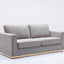 Valin - Linen Sofa For Living Room - Gray