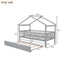 Creativity House Bed With Twin Size Trundle