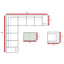 Modern Patio Rattan Sectional Set With Cushions
