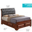 Storage Bed Elegant Transitional