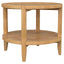 Elliott - 2 Piece Round Coffee And End Table Set - Maple