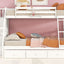 Bunk Bed With Drawers, Ladder And Storage Staircase