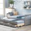 Twin Size Daybed With Trundle And Drawers
