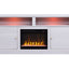Terra - TV Stand Console With Fireplace - White Walnut