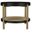 Benson - Round Table With Storage Shelf