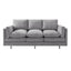 3 Seater Sofa With Dual Layer Seat Cushions