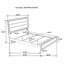 Queen Panel Bed Accents - Gray