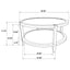 Elliott - 2 Piece Round Coffee And End Table Set - Maple