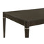 Blakely - Leaf Dining Table With Tapered Legs Accents - Ash Brown