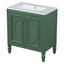 Bathroom Vanity With Sink With 2 Doors And Adjustable Shelf