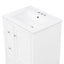 Modern Bathroom Vanity With Sink, Soft Close Drawers & Door, Storage Rack