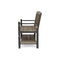 Slatted Bench With Built In Shelf
