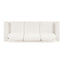 Modern 3 Seater Sofa With Curved Backrest