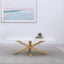 Maciel - Coffee Table With Accents - White Marble