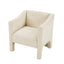 Barrel Accent Chair With Enclosed Arms