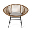 Cordella - Outdoor Woven Wicker Chairs With Cushions, (Set of 2)