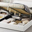 Upholstered Platform Bed With Hydraulic Storage System