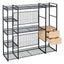 Open Style Wardrobe With Hanging Rails, Shelves And Drawers