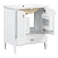 Freestanding Vanity With 1 Drawer & 2 Soft Close Doors With Door Mounted Storage