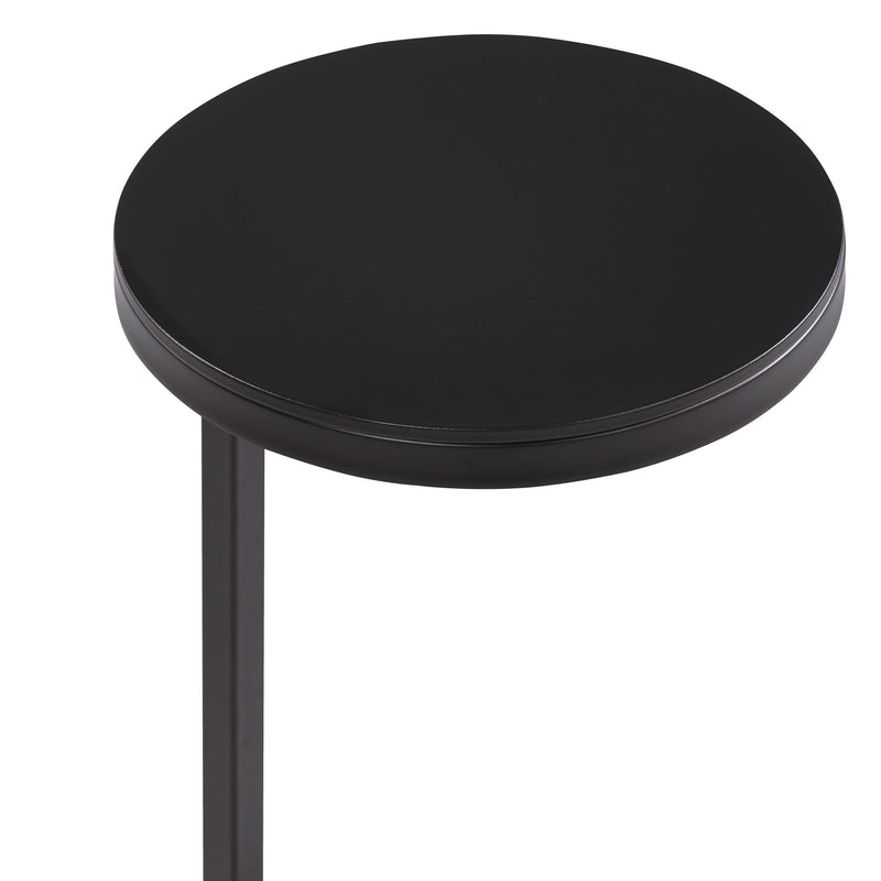 Yancey - Round Accent Table - Antique Bronze