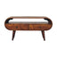 Solid Wood Circular TV Stand