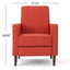 Mid-Century Modern Recliner With Button Tufted Waffle Stitch