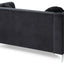 Glam Styled Micro Suede Loveseat