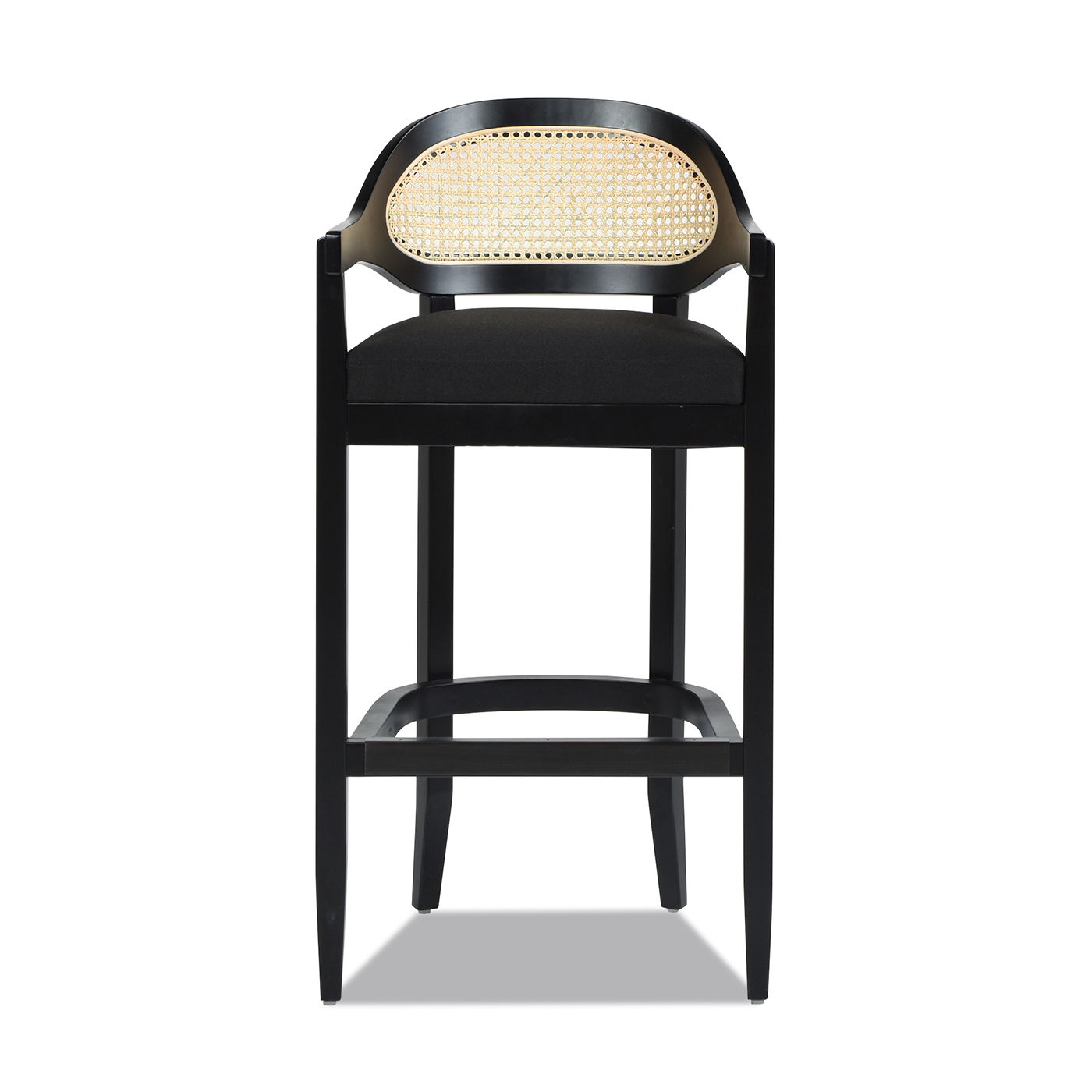 Americana - Mid-Century Modern Cane Back Counter Stool