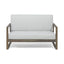 Belgian - Loveseat & Coffee Table Set With Water Resistant Cushions