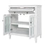 Bathroom Vanity With Ceramic Sink, Adjustable Shelf & Tip Out Tray
