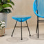 Nusa - Modern Rattan Side Table With Tempered Glass Top
