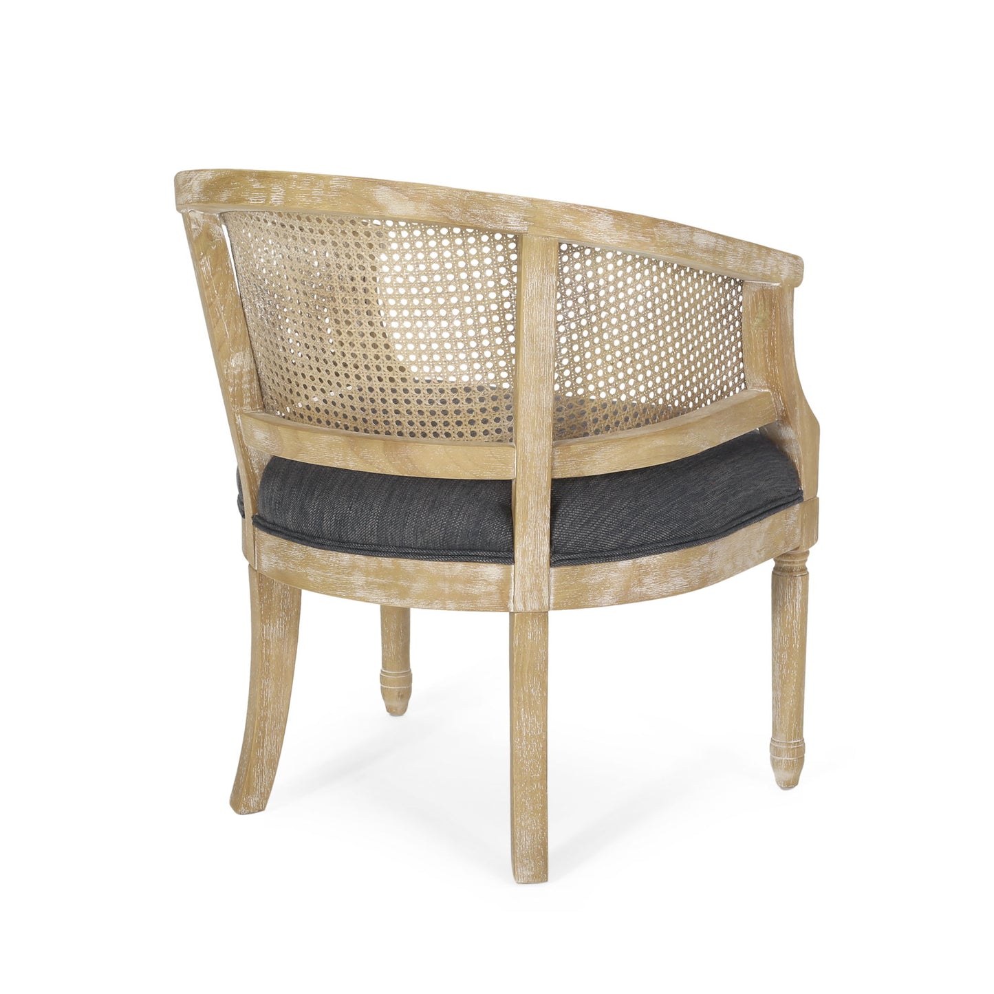 Curved Backrest Accent Chair