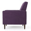Mid-Century Modern Recliner With Button Tufted Waffle Stitch