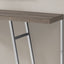 Accent Console Table For Entryway, Durable Construction - Taupe