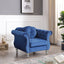 Chic Transitional Flared Arm Chair