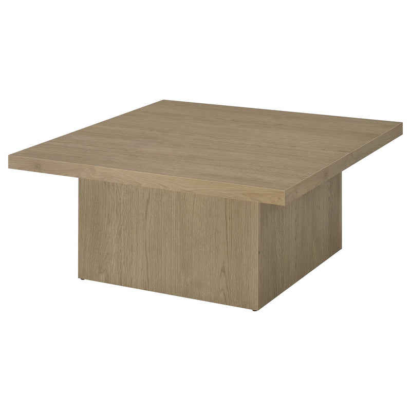Eldridge - Coffee Table Set With Chunky Square Tops