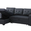 Upholstered Pull Out Sectional Sofa With Chaise