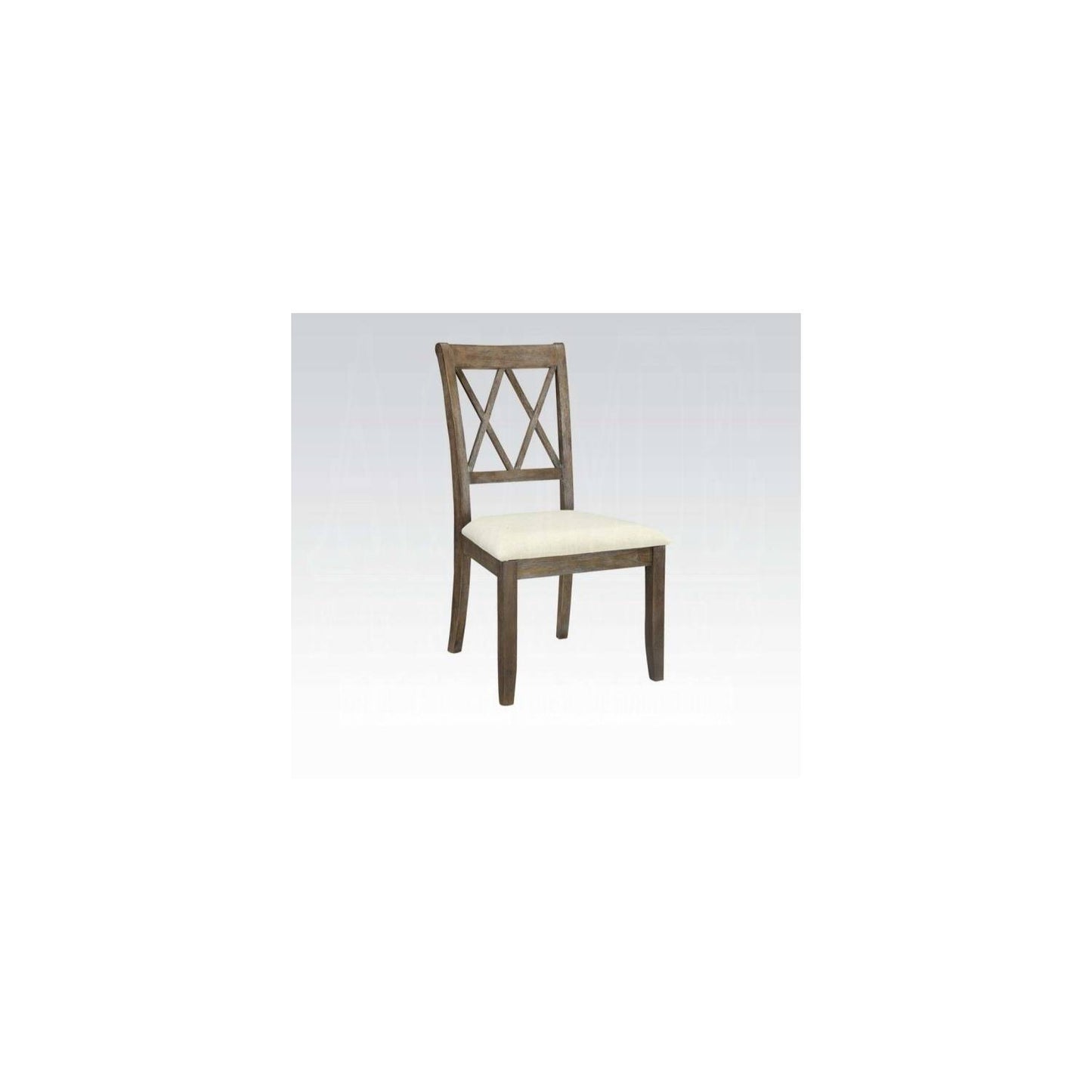 Claudia - Side Chair (Set of 2) - Beige / Brown